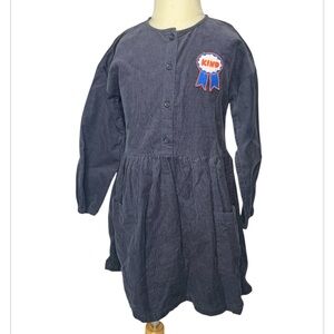Open edit girls corduroy long sleeve dress new size 5